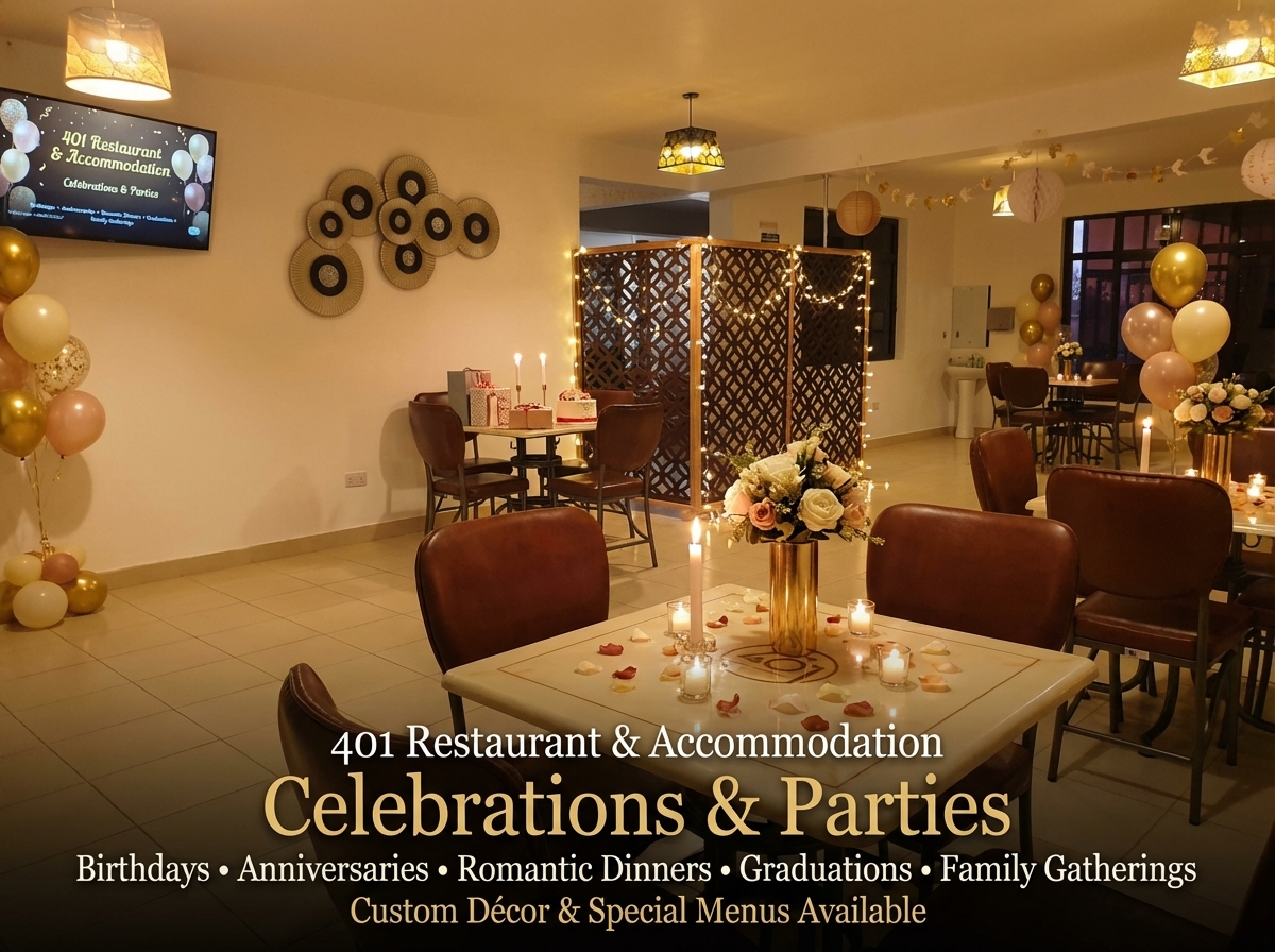 Celebration event at 401 Hotel