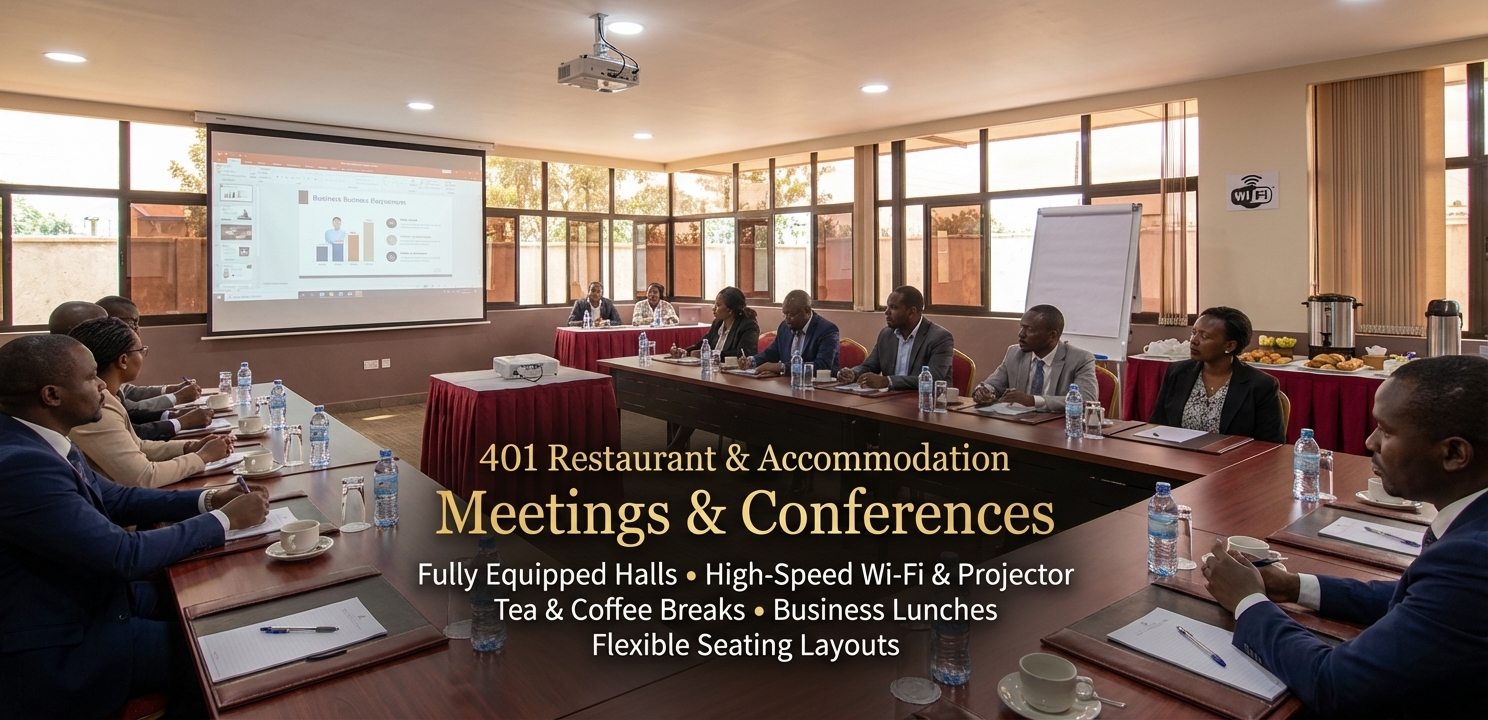 Meeting and conference hall at 401 Hotel